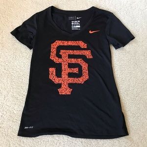 Nike Dri-fit SF Giants Womens t-shirt Sz XS